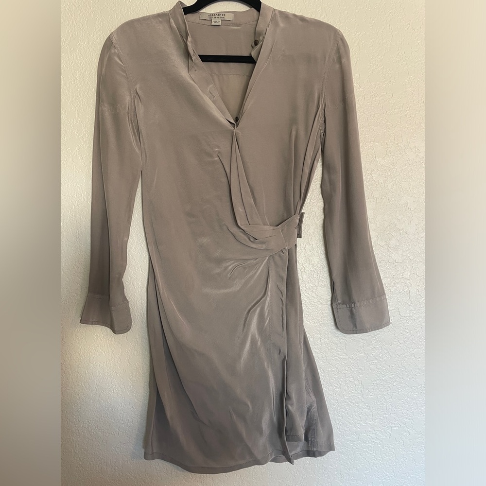 All Saints Silk Dress